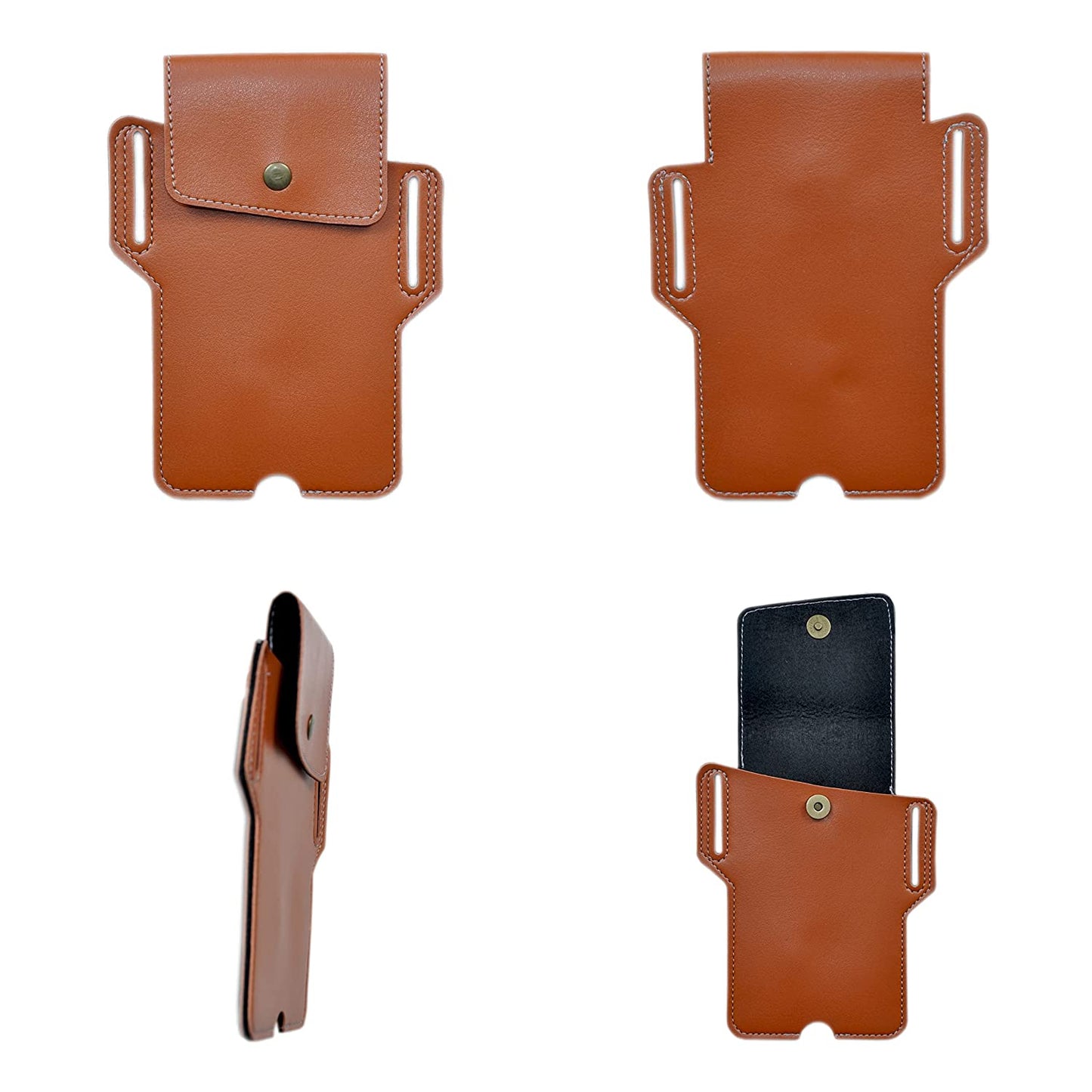 Mobile Leather Belt Waist Cover Case For All Smart Phone