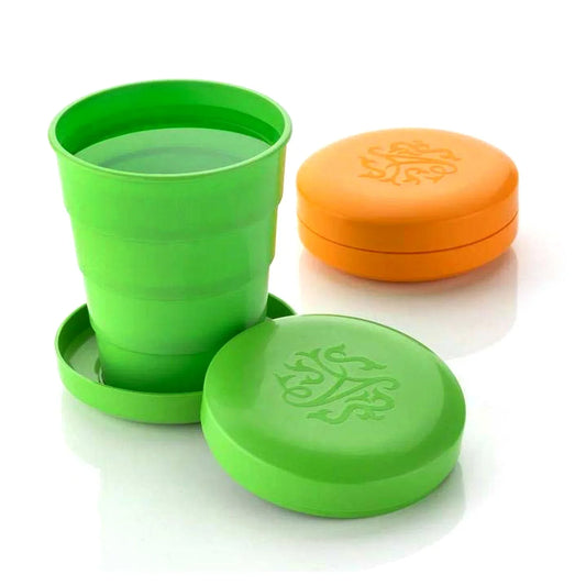 032 PORTABLE UNBREAKABLE MAGIC CUP / FOLDING / POCKET GLASS FOR TRAVELLING