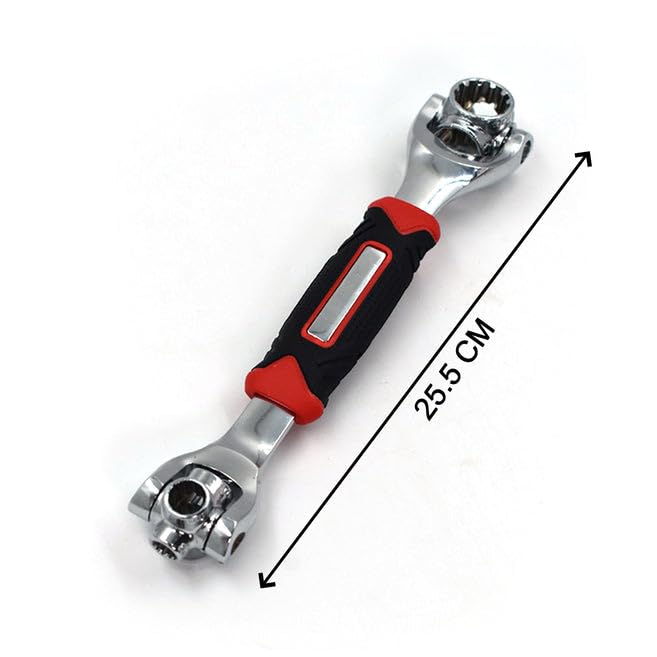 0104  48 in 1 Socket Point Universal Car Repair 360 Degree Fixed Square, Hex, Torx Hand Tool Wrench