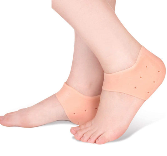 UK-0195 Heel Pad For Heel Pain Heel Socks Anti Crack Silicon Gel Heel And Foot Protector Moisturizing Socks