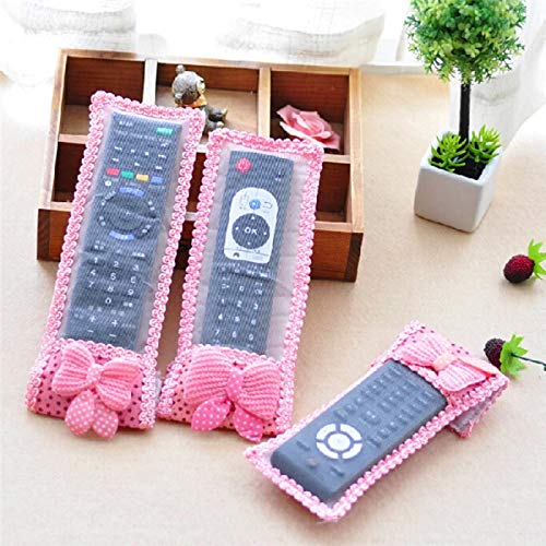 UK-0330 (Set of 3) Remote Covers Prevent Your remotes from dust| fits on All remotes Available in Common Indian households Multicolor