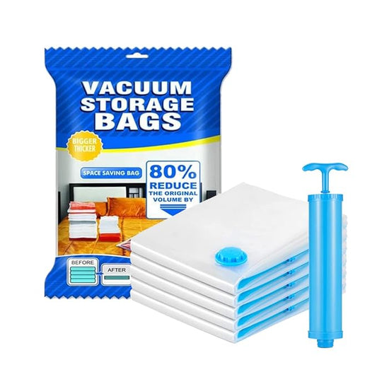 UK-0327 Vacuum Bags, Clothes Storage Bag, Vacuum Bags for Clothes, Cloth Storage Bag, Vacuum Bags for Clothes with Pump, Packing Bags for Clothes, Vacuum Storage Bags, Cloth Bags (WITH PUMP)