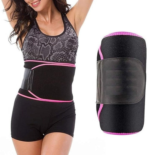 UK-0284 Waist Support Belt Neoprene Ab Belt Trainer, Stomach Wrap Tummy Belt/Belly Tummy Yoga Wrap Back Exercise Body Wrap