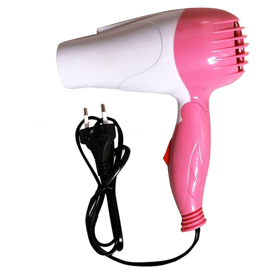UK-0249 Professional Folding Hair Dryer With 2 Speed Control 1000W, Multicolor