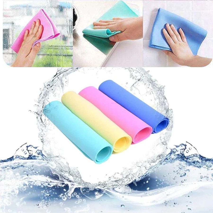 015 Magic Towel Reusable Soft Super Absorbent Water Chamois Leather Wipes